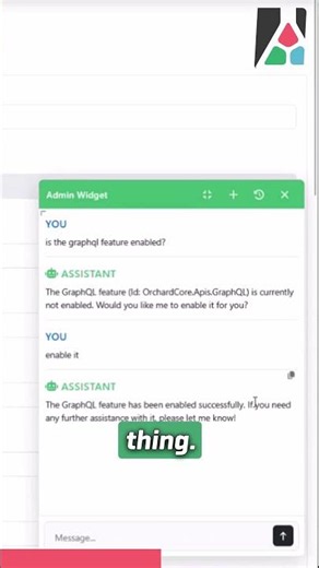 AI Chat Admin Widget and Frontend Widget