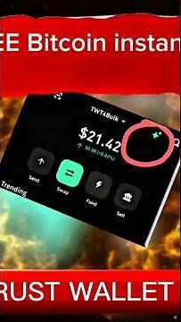 Earn FREE Bitcoin Every Day Using Trust Wallet (Simple Trick) #freebitcoin #trustwallet