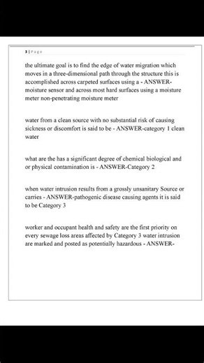 The IICRC Water Damage Restoration WRT Exam 2025 Questions and Answers