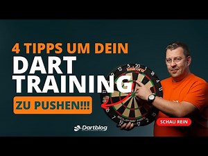 4 tips to improve your darts training. So you can give 100% in competition.