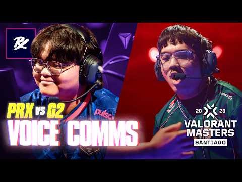 VCT Masters Santiago: PRX vs G2 | Voice Comms