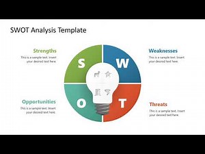 Animated SWOT Analysis PowerPoint Template with Morph Transition