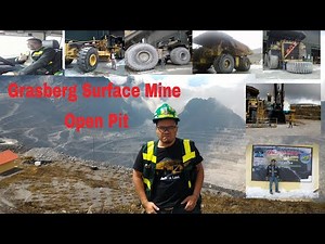 Grasberg Surface Mine, PT Freeport Indonesia, travel via Heat Road from Open Pit