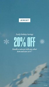 Pair luggage with another item and get 20% off.* Because the only thing better than giving the perfect gift is giving two perfect gifts. | Away | Facebook