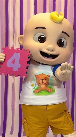 Learn Numbers with Mascots 1-10 🚀 | CoComelon Fast Fun | Moonbug Kids-Learning Song Loops #shorts