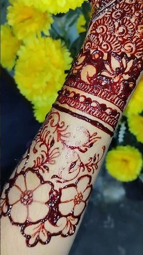 EASY Mehendi Design for Beginners! ✨ Quick Henna Short