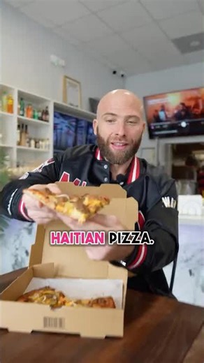 Haitian griot & herring pizza in North Miami!