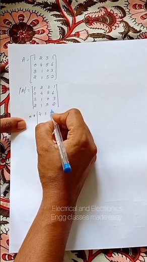 Determinant of 4x4 matrix