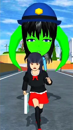 polisi hantu #sakuraschoolsimulator #youtubeshorts #viralvideo