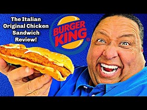 I tried Burger King's Italian Original Chicken Sandwich. Uh-oh!