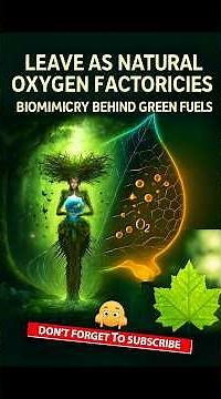 Nature’s Mini Factory: The Leaf’s Secret Working System #botany #leaf #photosynthesis #oxygenfactory