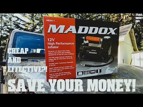 New Harbor Freight Air Compressor Review! | Cheapest Portable Compressor