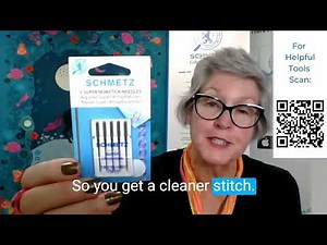 SCHMETZ NEEDLE EDUCATION WITH RHONDA PIERCE: SUPER NONSTICK NEEDLES