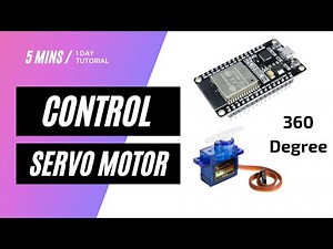 Tutorial Control Servo Motor 360 derajat continuous run dengan ESP32/Arduino pada Arduino IDE