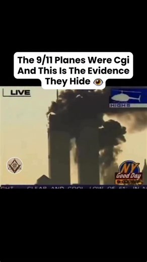 Official Theory Whispers 👁️ on Instagram: "They told you live footage showed planes hitting the towers. But frame-by-frame analysis reveals impossible physics, missing planes in wide shots, and digital insertion, evidence of a manufactured event. Here’s what they don’t tell you: ✅ In the wide-angle shot, the plane is missing for over 5 seconds (340+ frames) before it suddenly appears in a single frame. This is a digital edit, not live footage. The wide shot was leaked by mistake—it wasn’t meant
