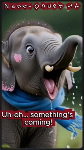 “The Sneezing Baby Elephant 🤧🐘💦 | Funny Animal Cartoon for Kids”
