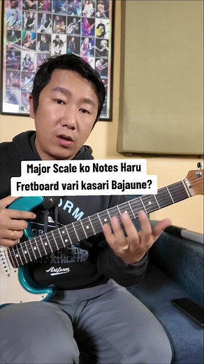 Mastering Major Scale Notes on the Guitar Fretboard
