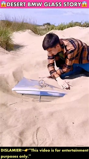 DESERT BMW GLASS STORY🚘~mini wood working art skills /-toy / handcrafts~#shorts #bmw #desert #1m