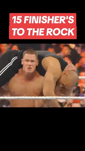 The Rock's WWE Finishers Compilation