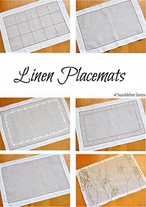 Table Runners, Linen Placemats, Cotton Placemats