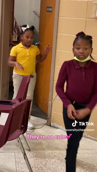 Supporting Future Varsity Cheerleaders at HCMS Practice