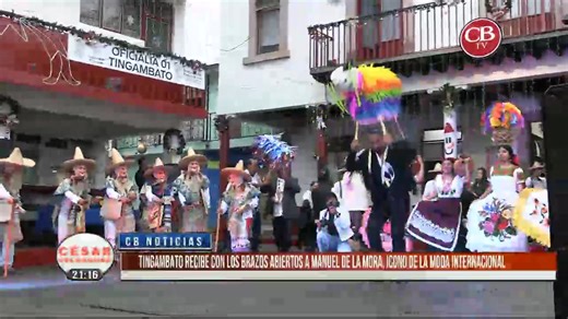 Tingambato recibe con los brazos abiertos a Manuel de la Mora, icono de la moda internacional | CB Televisión