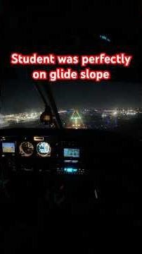 Perfectly on Glide Slope Down to a Smooth Landing #flying #pilot