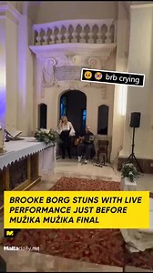 Maltese singer Brooke Borg recently stole the spotlight at a wedding performance just one night before her highly anticipated appearance at the final of Mużika Mużika 2025. Known for her engaging stage presence and heartfelt performances, Brooke has become a prominent figure in Malta’s music scene. She has participated in several editions of the Malta Eurovision Song Contest and continues to showcase her talents with her unique blend of pop and local music. Her wedding performance was a testamen
