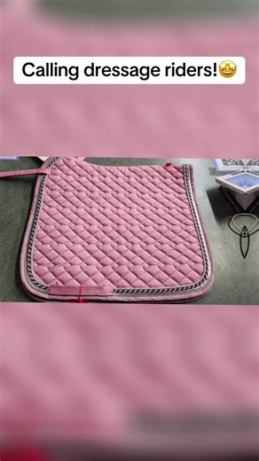 We have the CUTEST dressage pads in stock right now! All the pads you see here are available for purchase on our site!🤩🐎 #dressage #horsetack #nwtackconsignment #dressagehorse