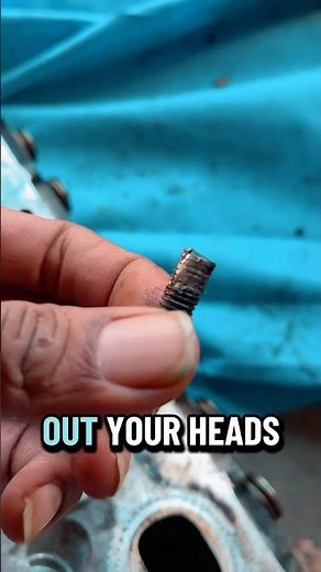 How to remove broken header bolts #headerbolts #lsswap #LS #headers #elevatedeyez