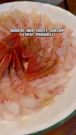 2.9K views | Sweet Shrimp sashimi  aka In house sushi party Part 3 Amaebi, or spot prawns, (colloquially known as sweet shrimp) are cold water northern shrimp known and named for their sweet taste. They are the only species of shrimp which are best enjoyed raw, as cooking them will rob them of their full sweetness. #shrimp #sashimi #sushi #japanesefood #dinner #dinnerparty #food #fullhappybelly #rawfood #sushitime #partyideas | Fullhappybelly | Facebook