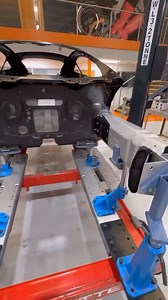 Luxury Car Repair at McLaren training on #celettebench . #celette #framemachine #mclaren #CollisionRepair #CollisionRepairExperts | Celette