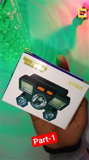 Care 4 COB LED Headlight Torch😃 | Flashlight | #shots #flashlight #diy