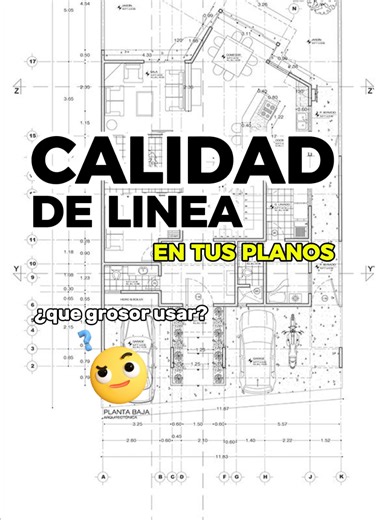 Calidad de Línea en Planos Arquitectónicos: Aprende Fácil