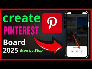 how to create a pinterest board 2025 | creating pinterest board the easy way | make pinterest board