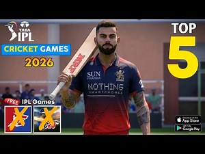 TOP 5 BEST IPL CRICKET GAMES FOR ANDROID 🔥 FREE IPL 2026 - NEXT-GEN HIGH GRAPHICS GAMES 🤯