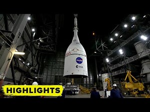 Watch Artemis’ Orion Spacecraft get Lifted and Mated to SLS Rocket!