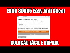 Como resolver o erro 30005 do Easy Anti Cheat (Dead by Daylight e Brawlhalla)