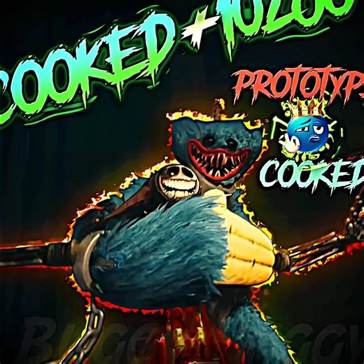 HUGGY Wuggy and popy boy Cooked prototype ☠️💀- #poppyplaytime #prototype #trending #shorts