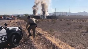 24K views · 347 reactions | FOX5 viewer Tyler Bjorge shared video he captured of the small aircraft crash this morning near Valley View and Raven Ave. CCFD said no one exited the airplane after crashing and its unknown how many people were on the plane at the time of the crash bit.ly/3eamCtb | FOX5 Las Vegas | Facebook