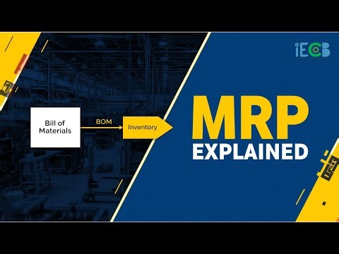 Material Requirement Planning (MRP) in Operations Management | MRP Process, ERP, SAP, Excel Examples