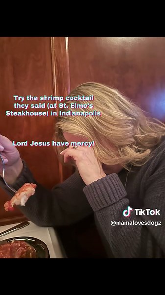If you have a chance to visit Saint Elmo’s steakhouse in Indianapolis, it’s a great restaurant. Food is delicious. Drinks are divine, but the shrimp cocktail will kick your ass.#hot #fire #hurtssogood
