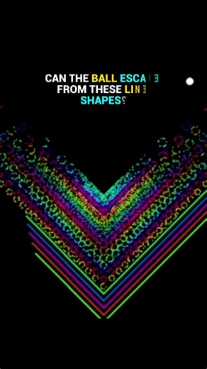 Ball escape challenge that's oddly satisfying #physics #asmr #shorts