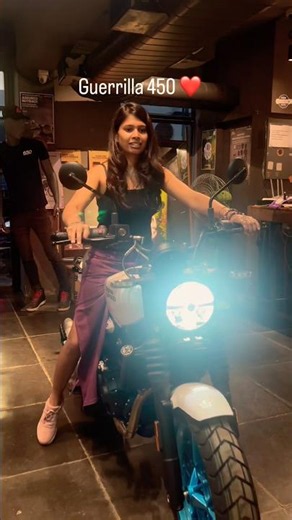 She Bought Her Dream Bike! ❤️ New Royal Enfield Guerrilla 450 Delivery 🏍️