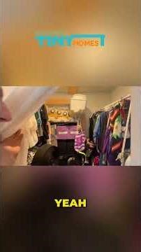 Amazing Walk-In Closet Tour: Panic Room & Hidden Storage! #shorts