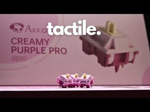 Have you checked out Akko's newest switch? (Akko V3 Creamy Purple Pro)