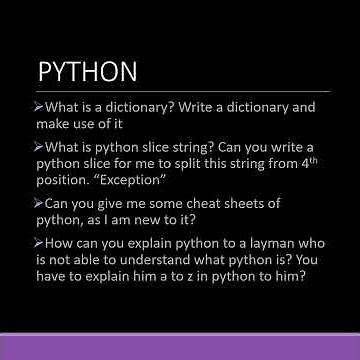 Infosys Python Interview Questions #flask