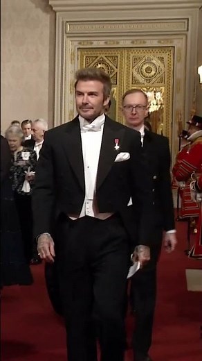 Victoria and David Beckham Make Surprise Appearance at King’s State Banquet