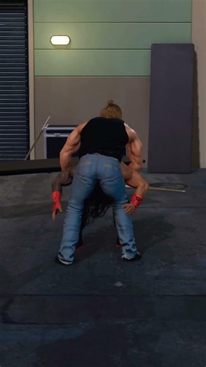 Brock Lesnar Puts Powerbomb To Reigns on Table | #shorts #viralshorts #wwe2k25 #gaming #trending #us