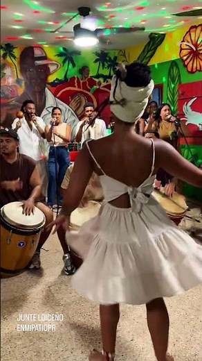 Cuando nos visitan para bailar nuestra Bomba Puertorriqueña 🇵🇷 #dance #enmipatiopr #loiza
